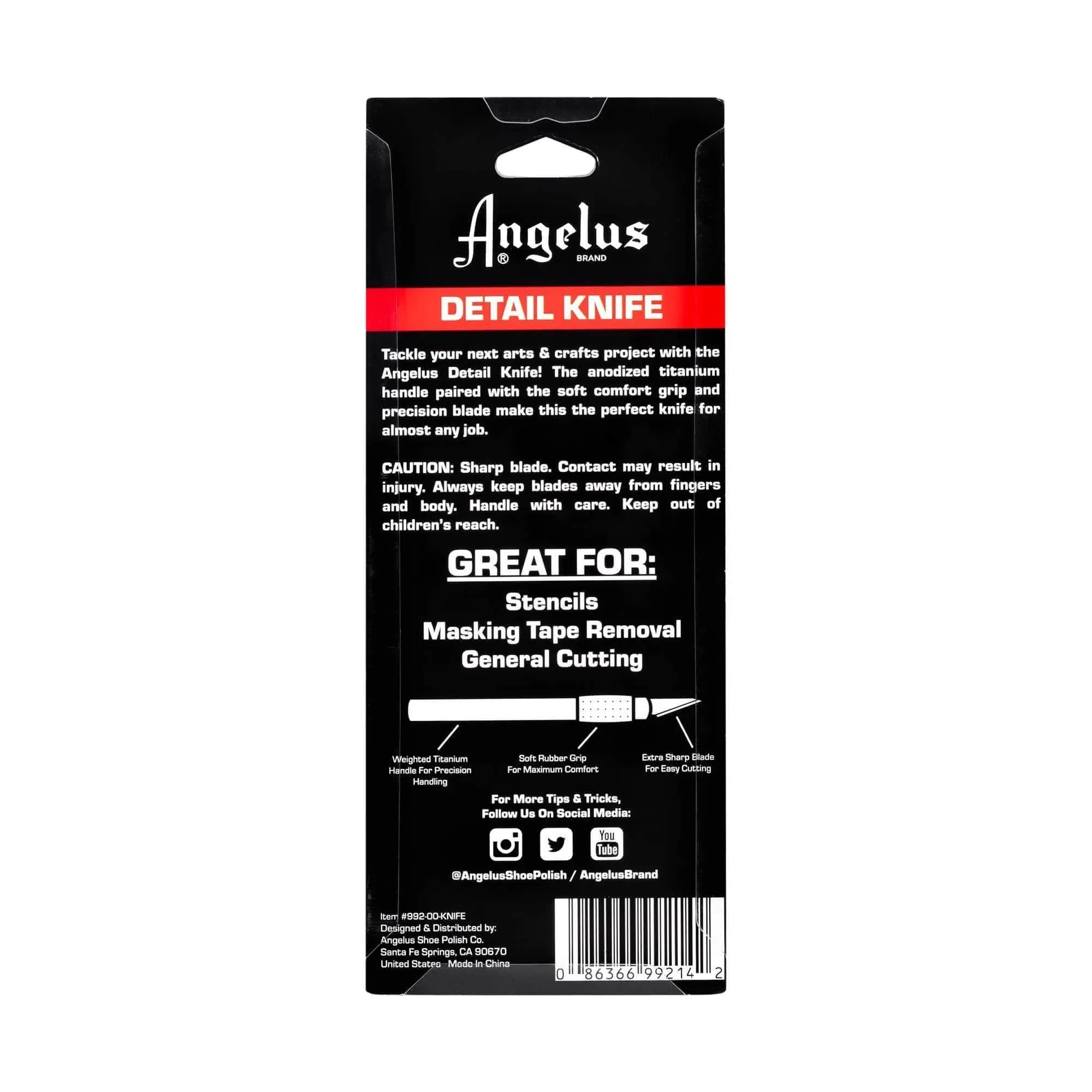 Angelus Detail Knife + 5 Replacement Blades - Image 6