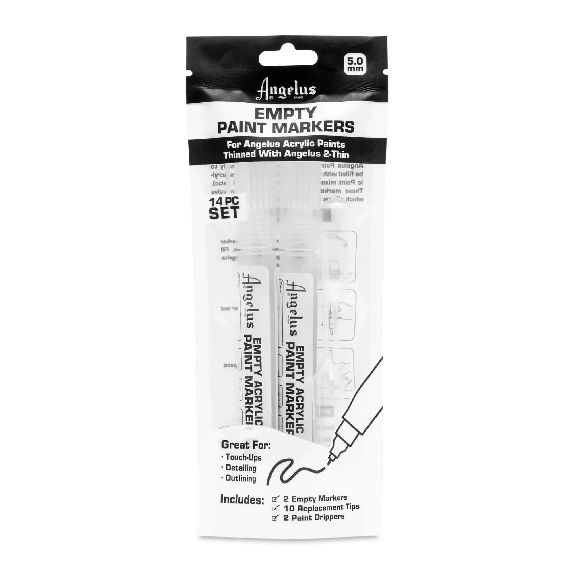 Angelus Empty Paint Marker Set - Image 5