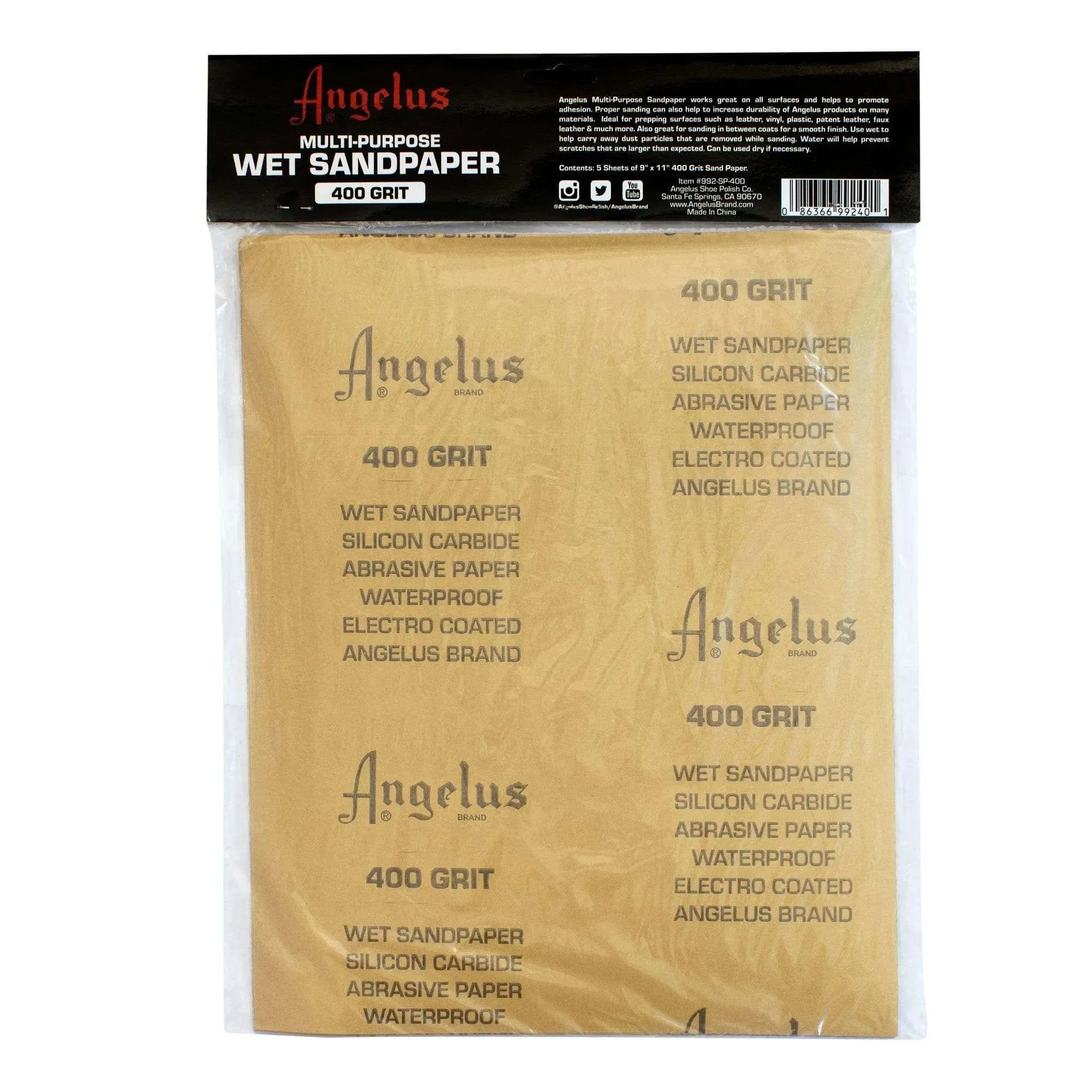 Angelus 9"x11"Multi-Purpose Wet Sandpaper - Image 3