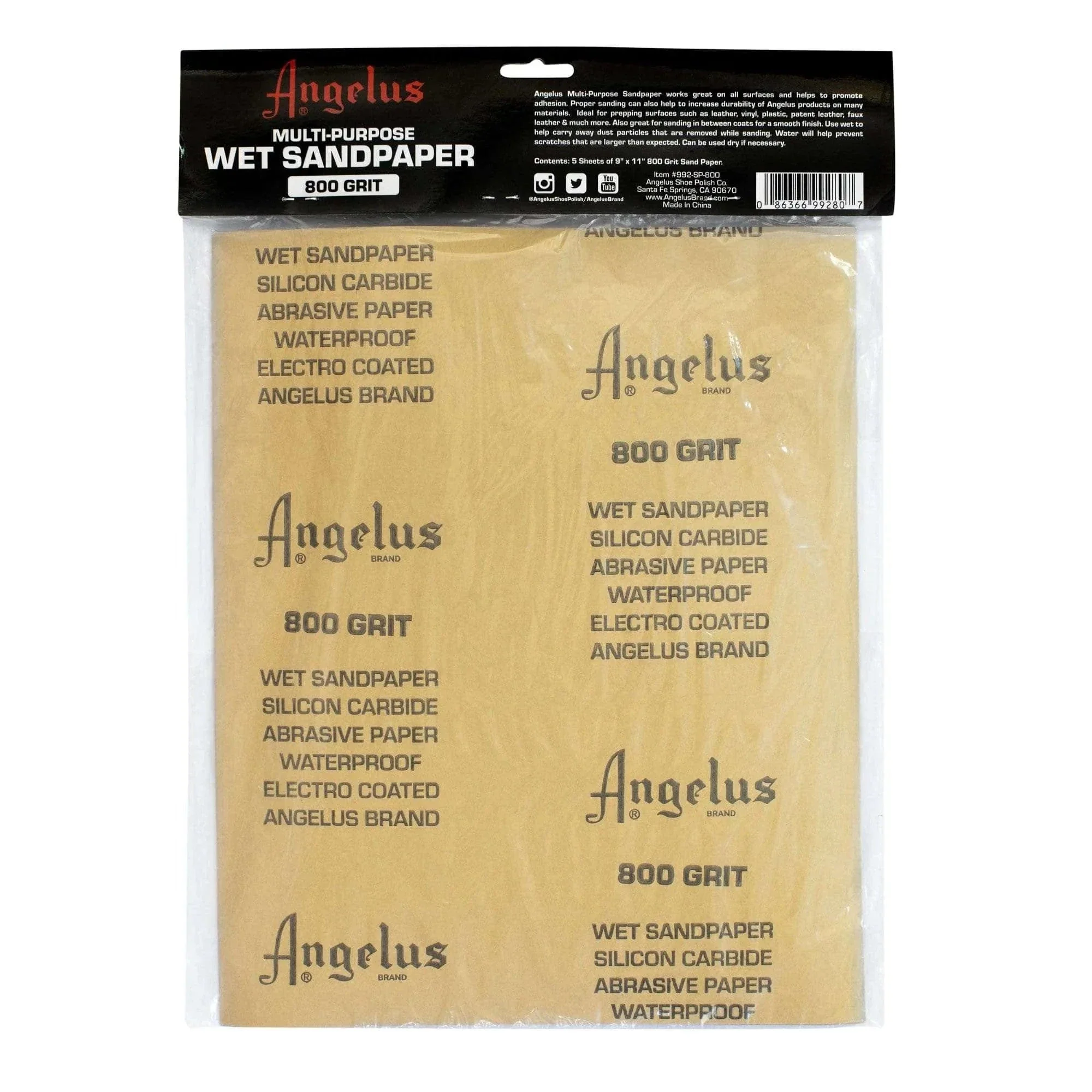 Angelus 9"x11"Multi-Purpose Wet Sandpaper - Image 5