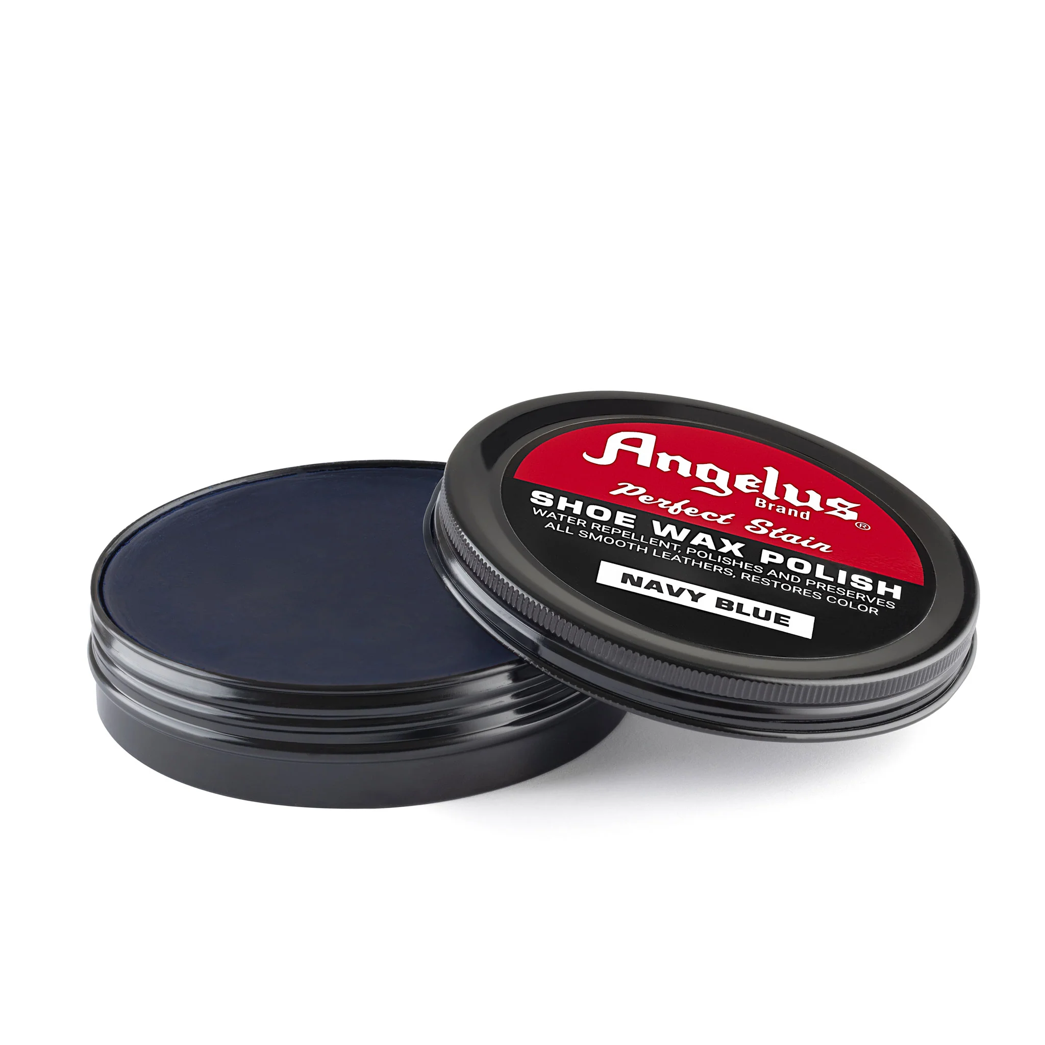 Angelus Navy Blue Shoe Wax Polish - Image 2