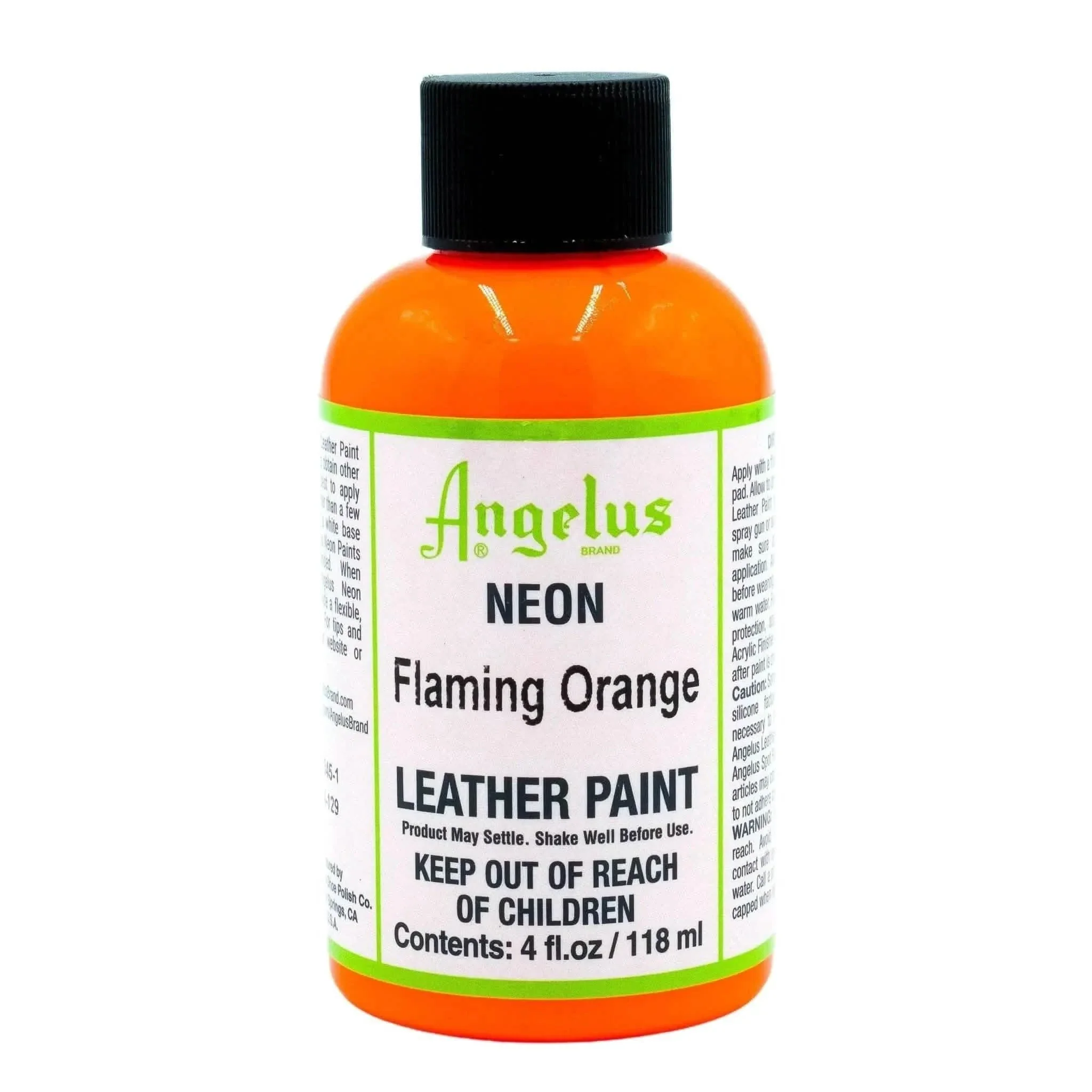 Angelus Neon Flaming Orange Paint - Image 2