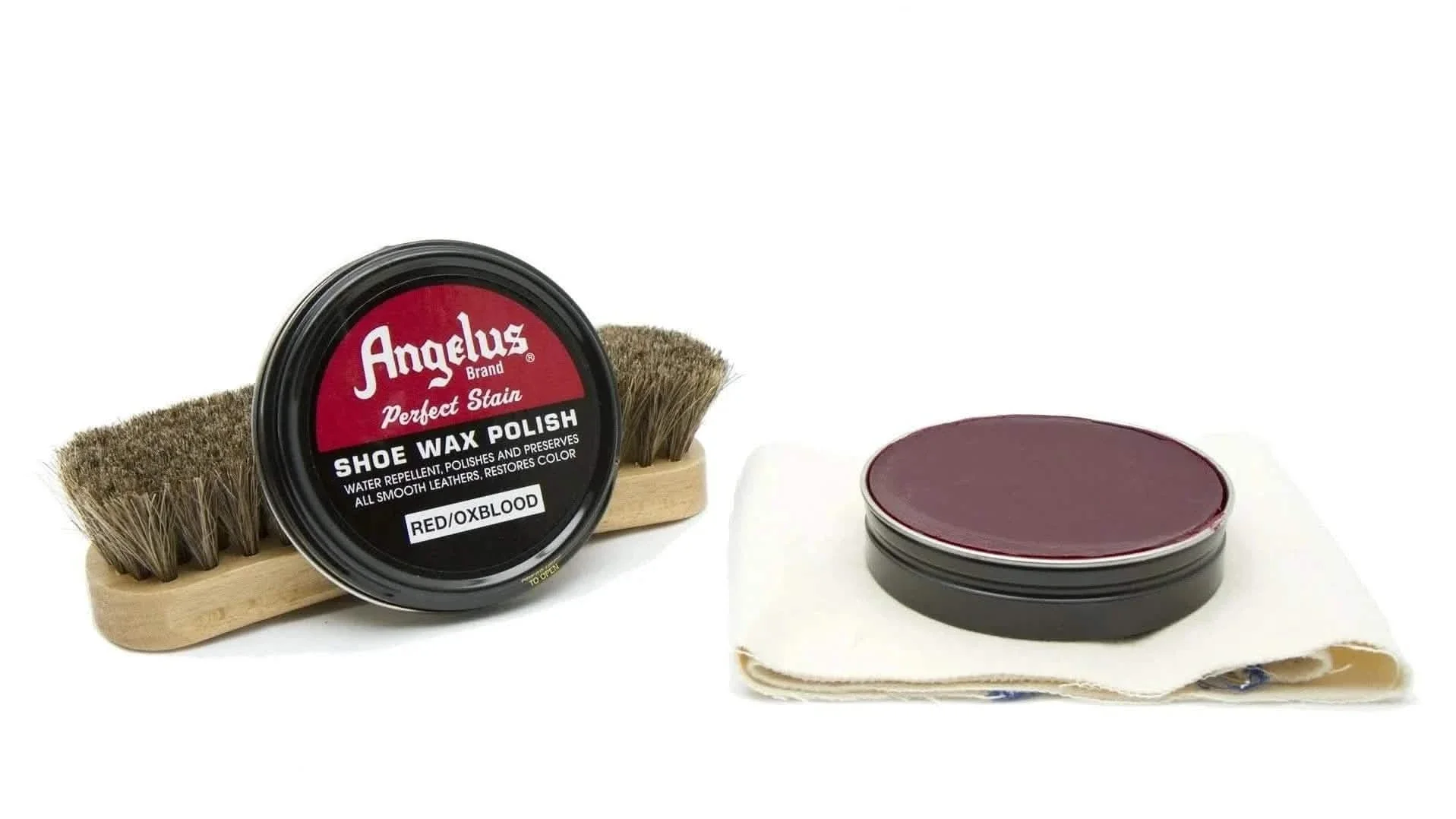 Angelus Red/Oxblood Shoe Wax Polish - Image 4