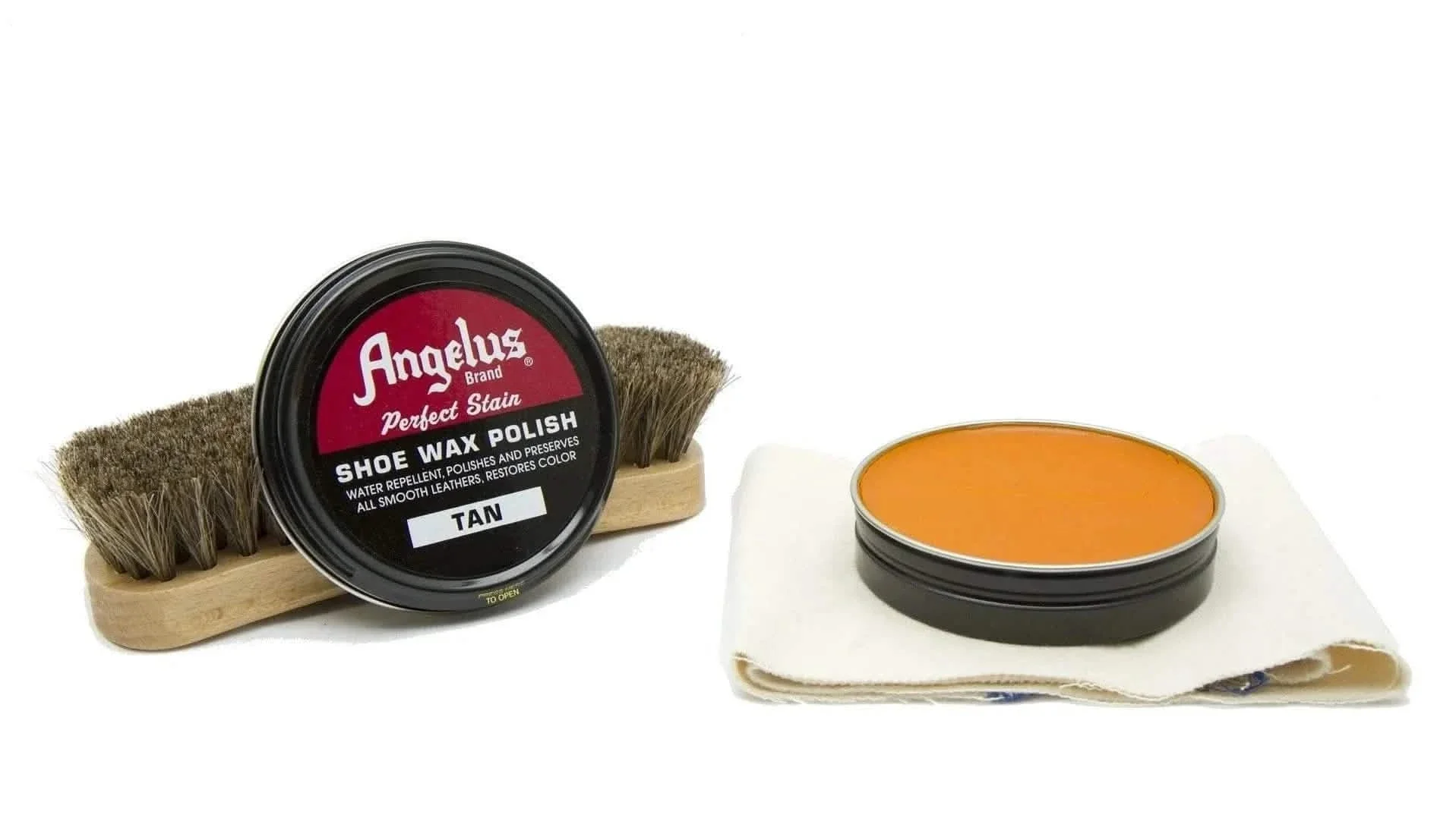 Angelus Tan Shoe Wax Polish - Image 4