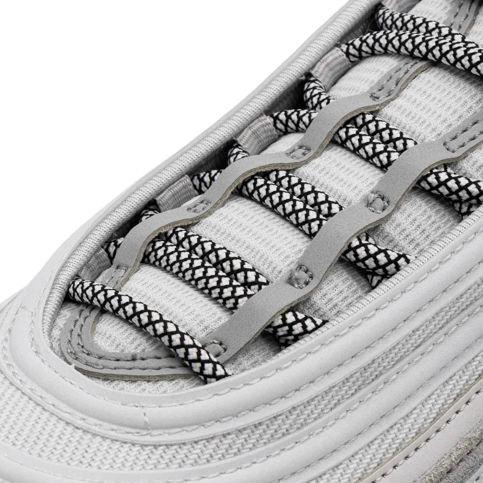 Black/White Rope Laces - Image 2