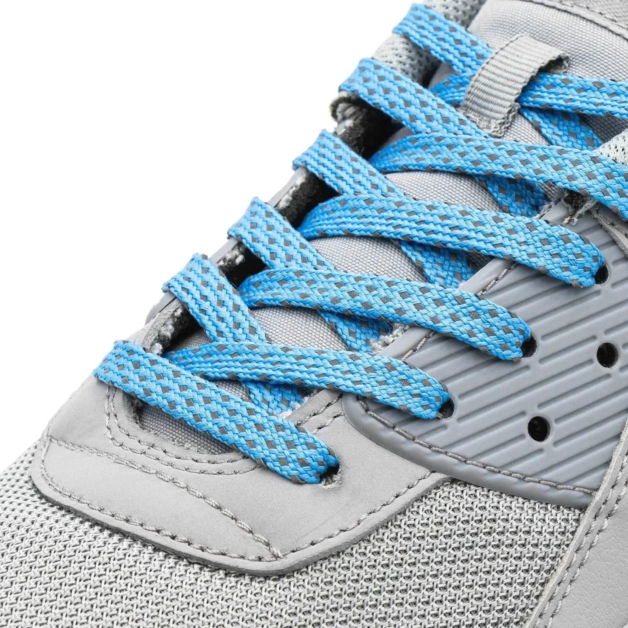 Cove Blue - Reflective Flat Laces 2.0 - Image 2