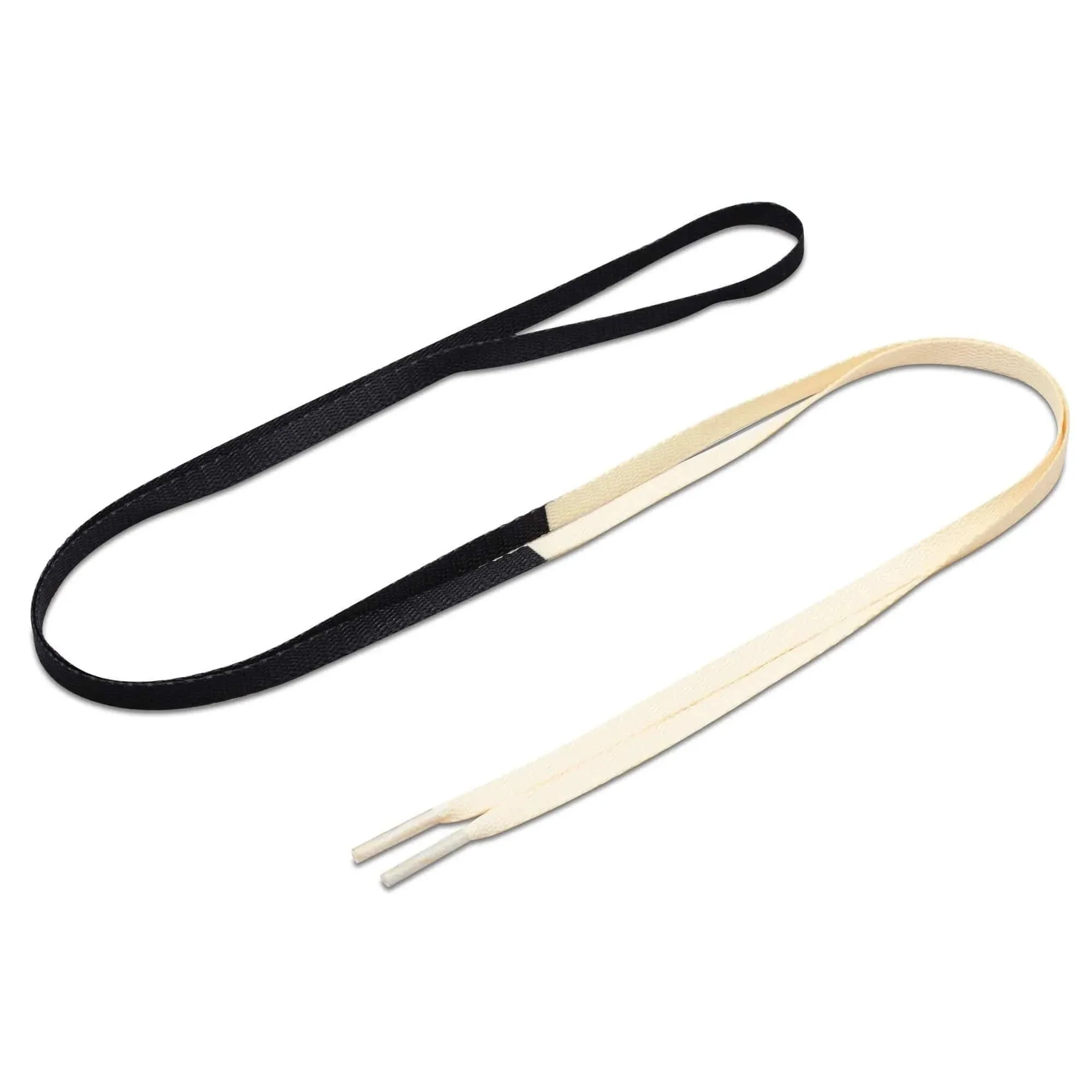 Cream/Black Union Jordan 1 Replacement Shoelaces - Image 2