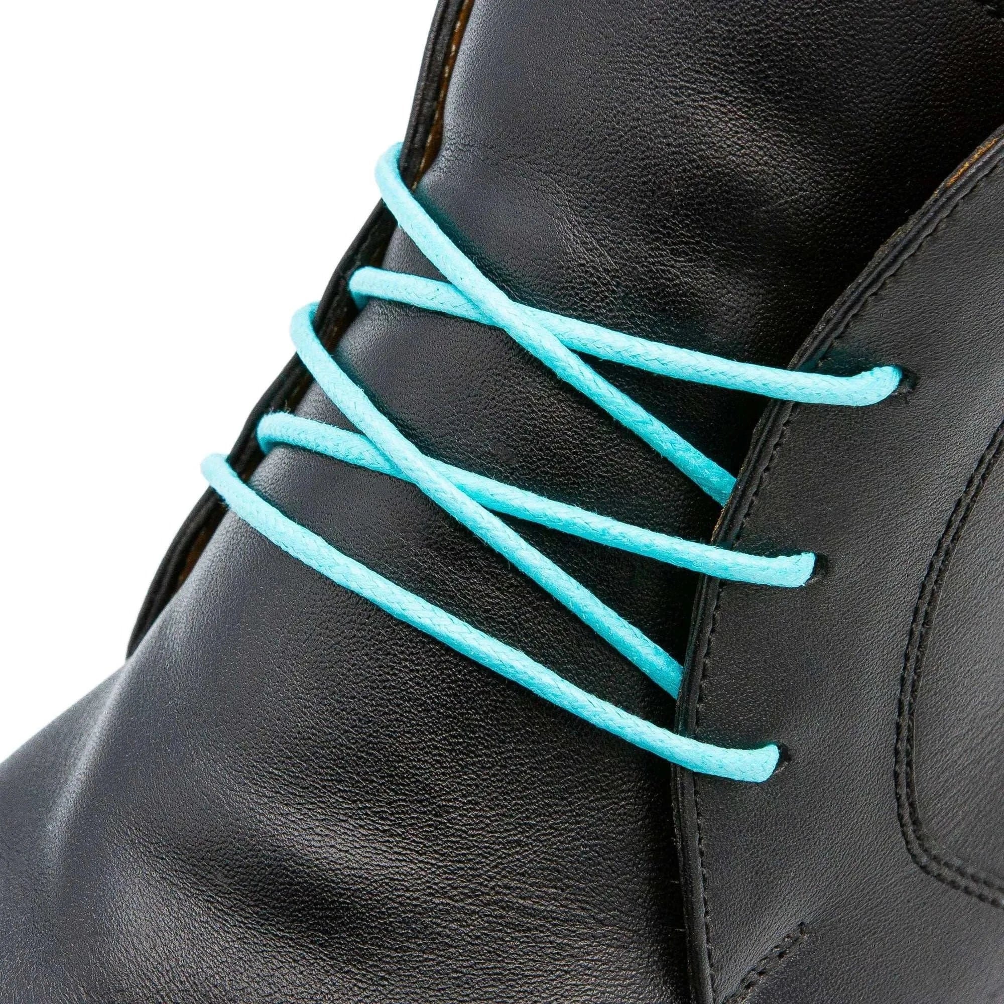 Mint Waxed Dress Shoelaces - Image 2