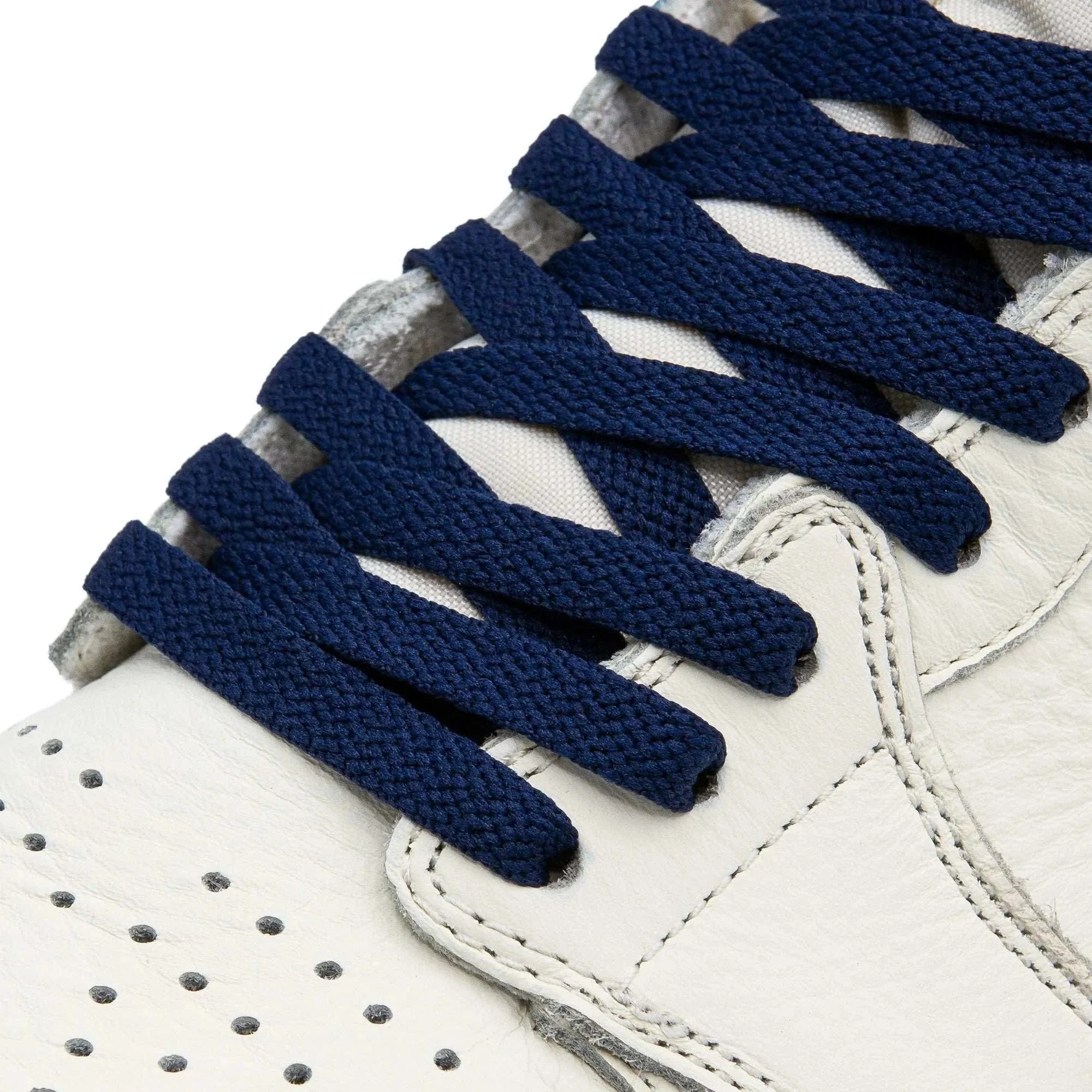 Navy Blue Jordan 1 Replacement Shoelaces - Image 2