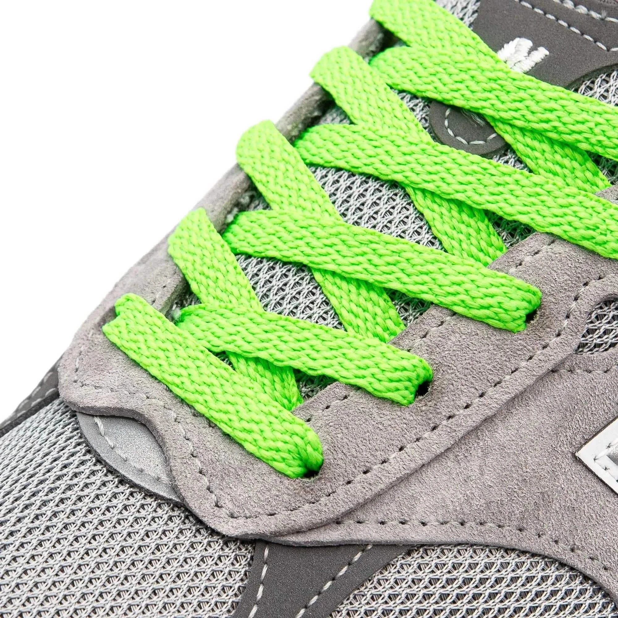 Neon Green Shoe Laces - Image 2