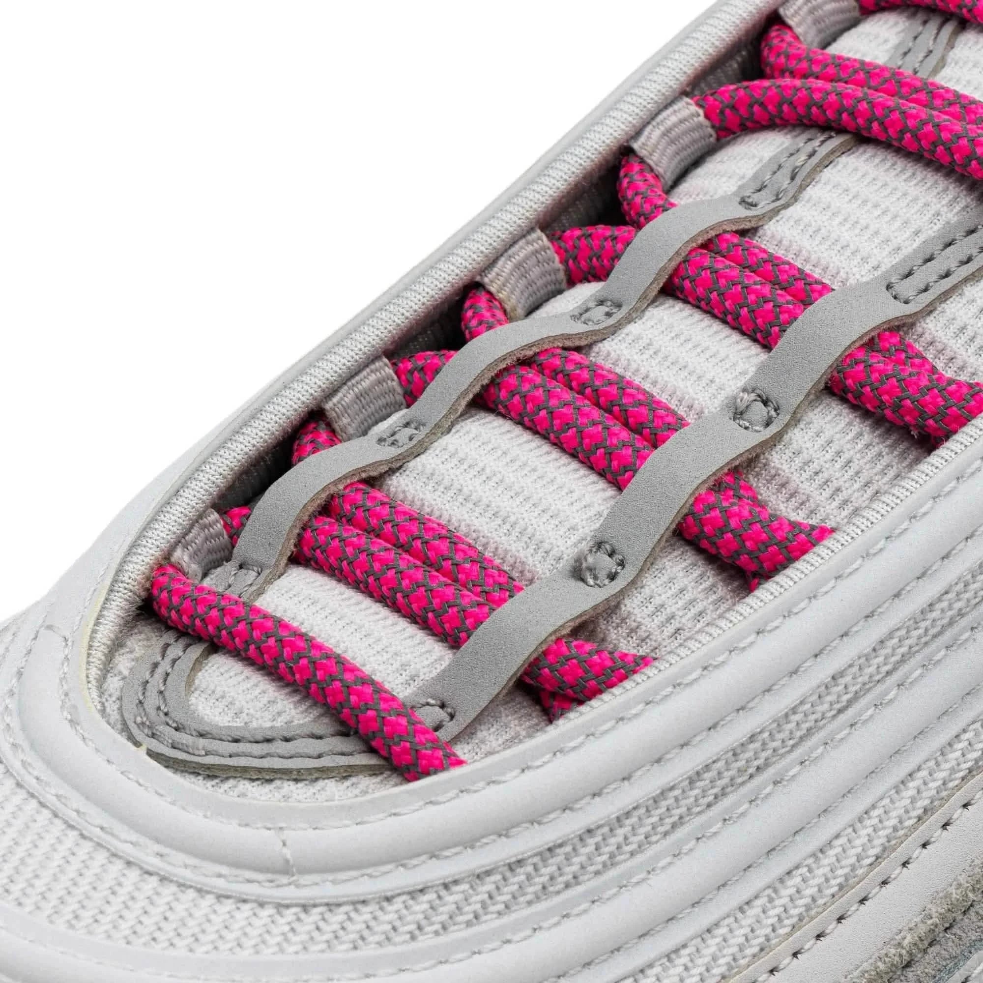 Pink 3M Reflective Rope Laces - Image 2