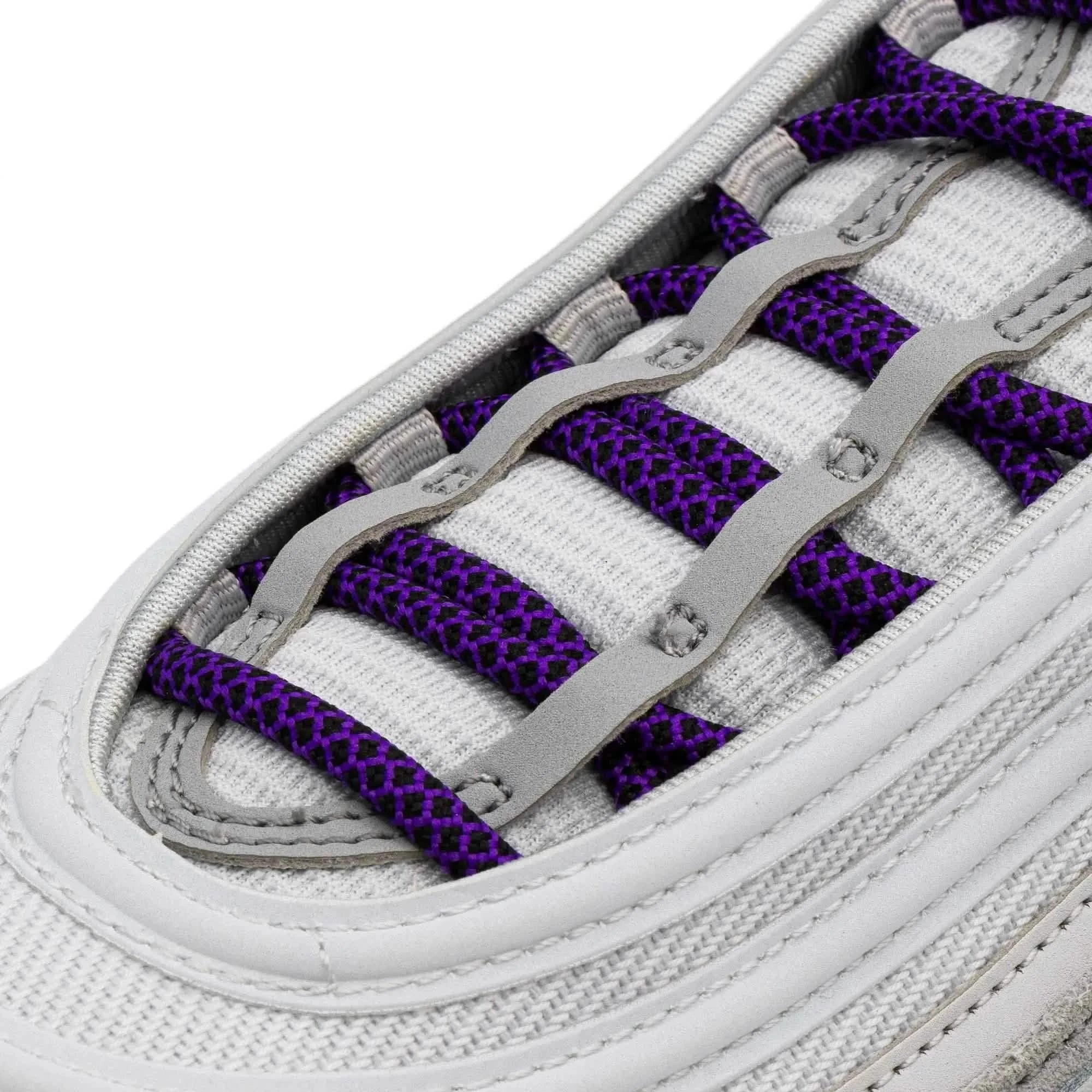 Purple/Black Rope Laces - Image 2
