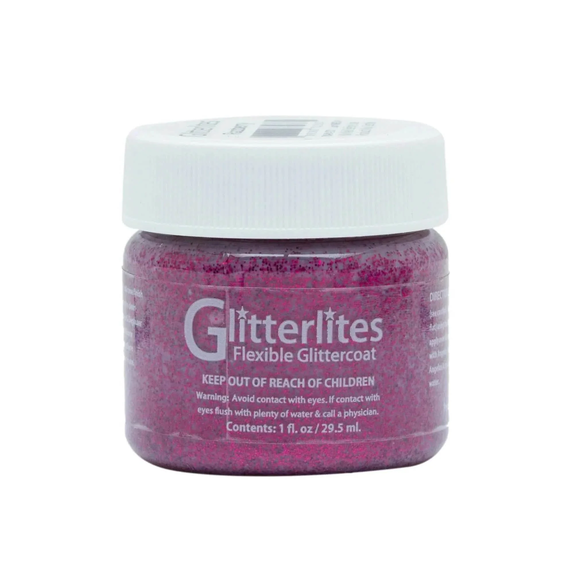 Angelus Glitterlites Paint - Razzberry