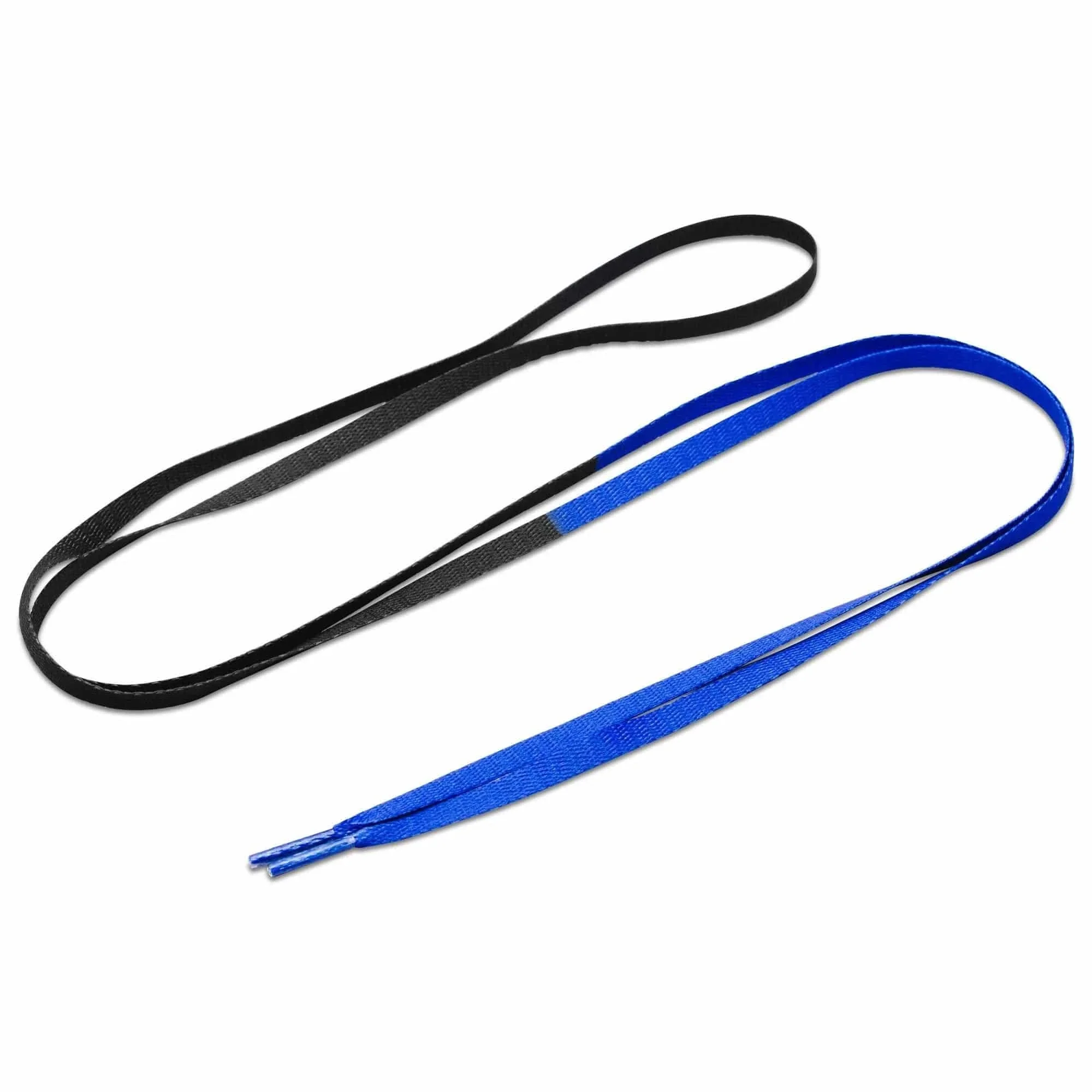 Royal Blue/Black Union Jordan 1 Replacement Shoelaces - Image 3