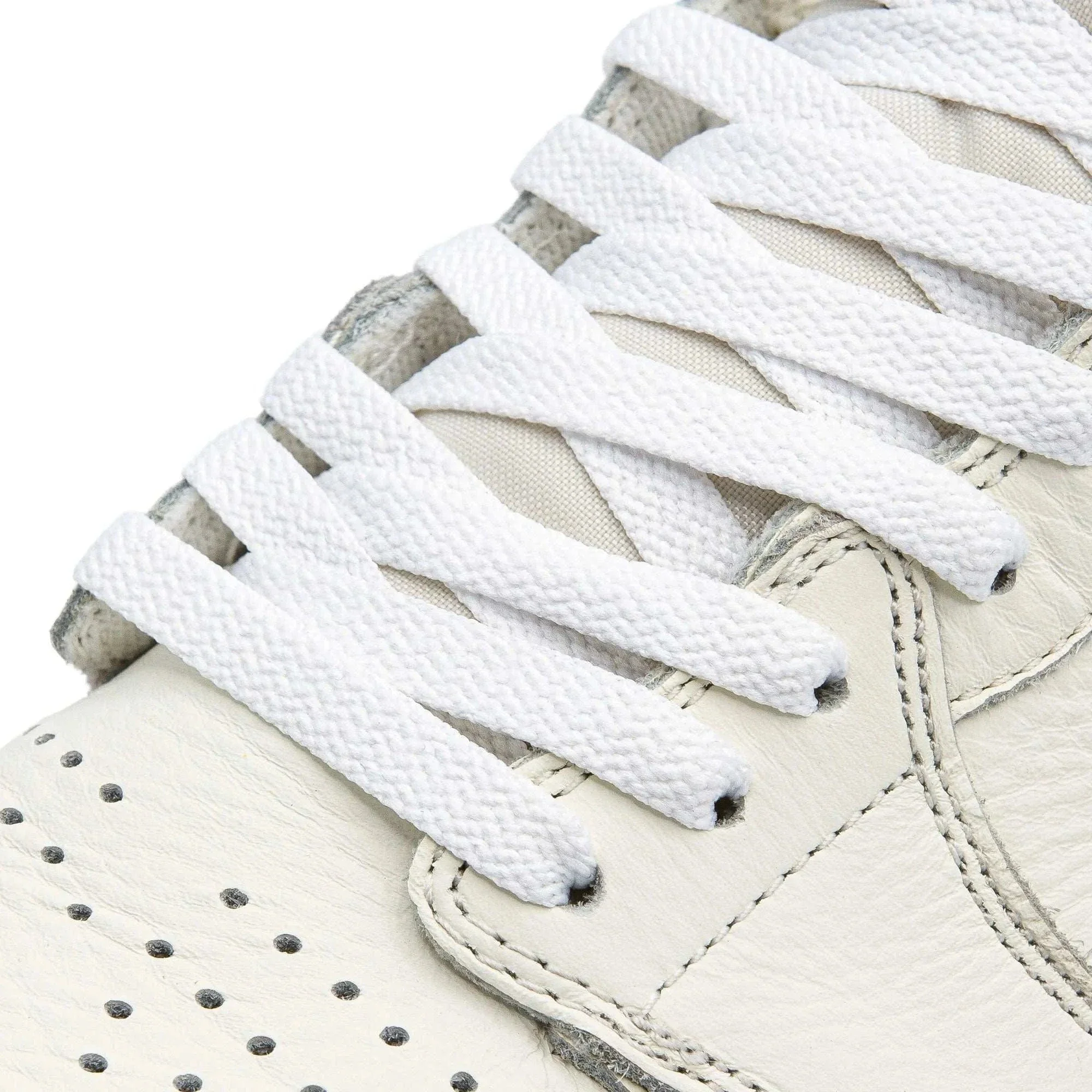 White Jordan 1 Replacement Shoelaces - Image 2