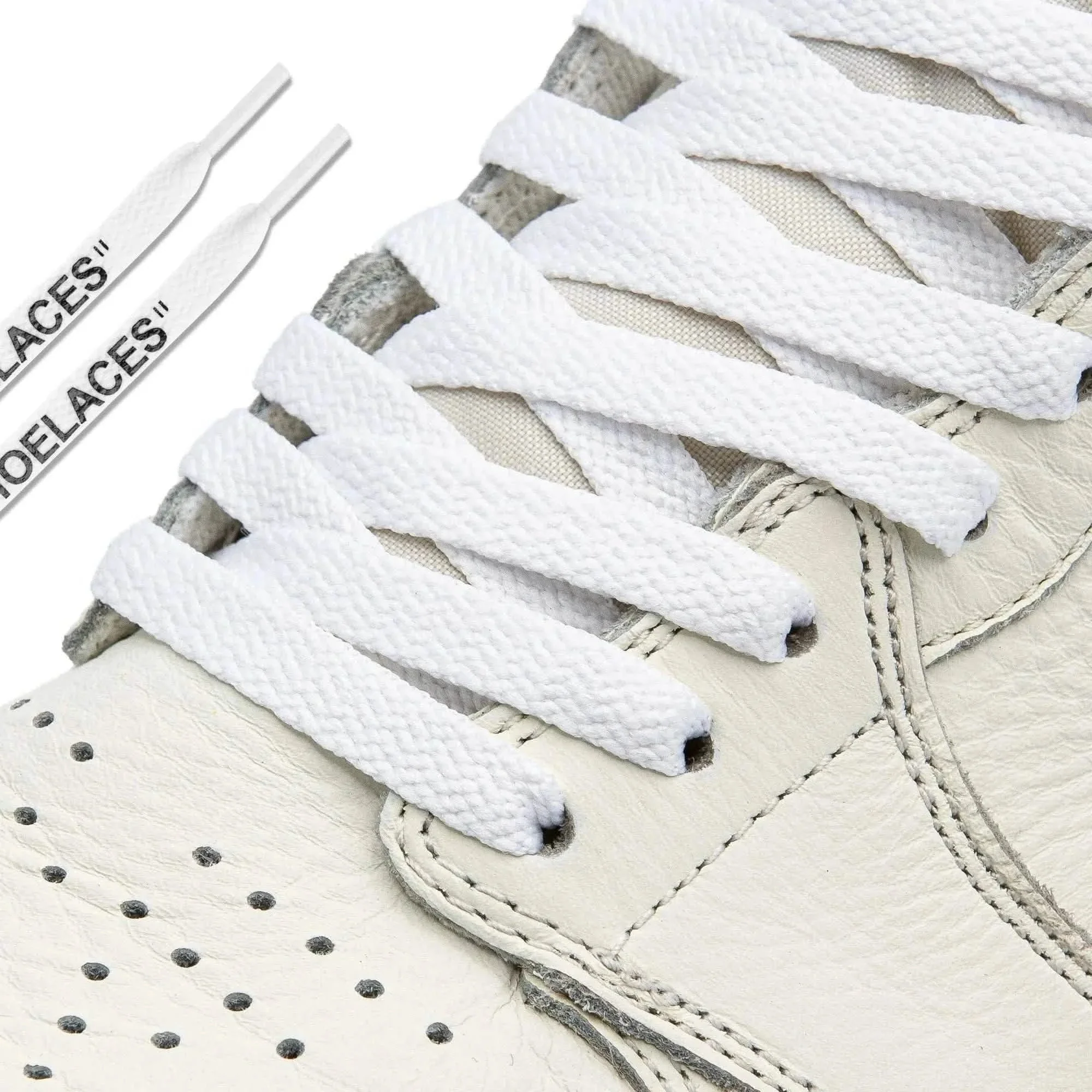 White Off-White Style "SHOELACES" - Image 2