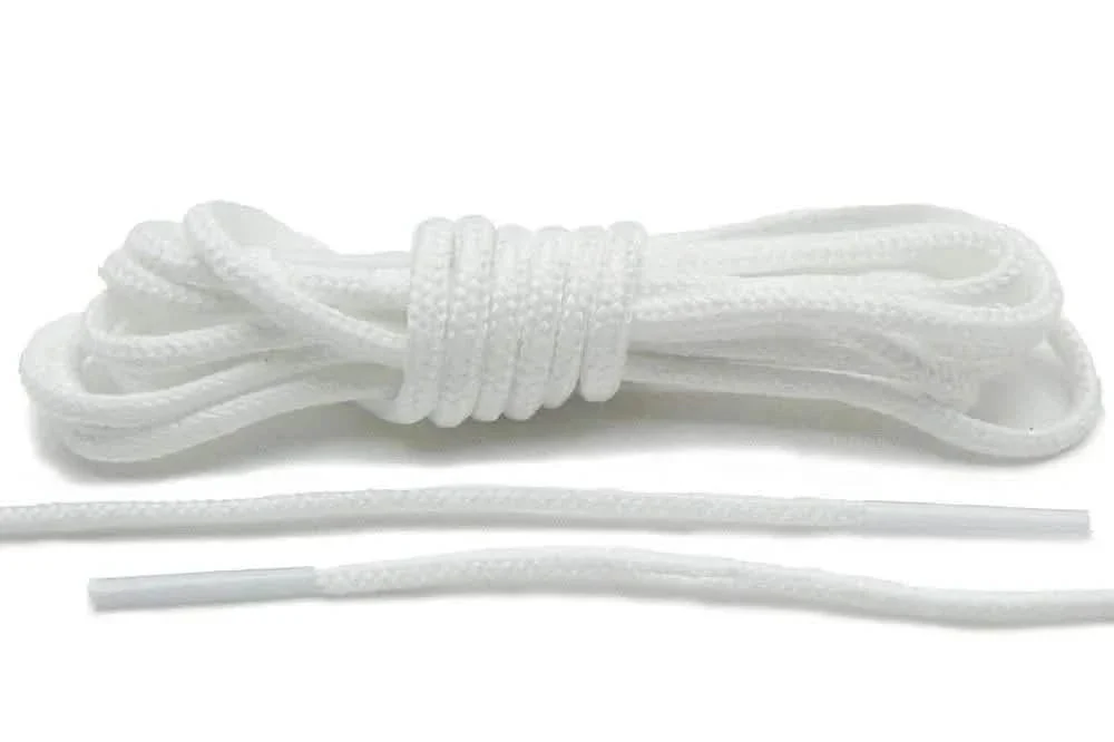 White Roshe-Style Laces